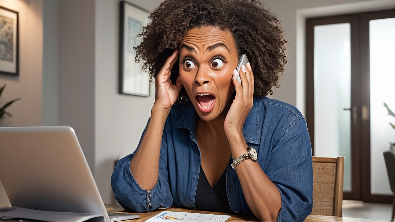 Default_Create_a_realistic_image_of_a_woman_looking_shocked_an_3